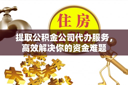 云和提取公积金公司代办服务，高效解决你的资金难题